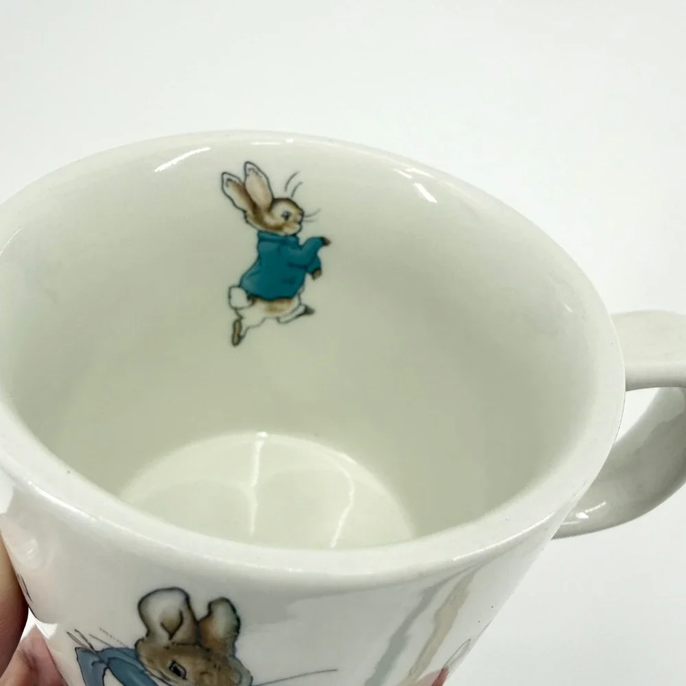 Vintage Wedgwood Beatrix Potter Tale of Peter Rabbit Mug Bowl Set England 1979